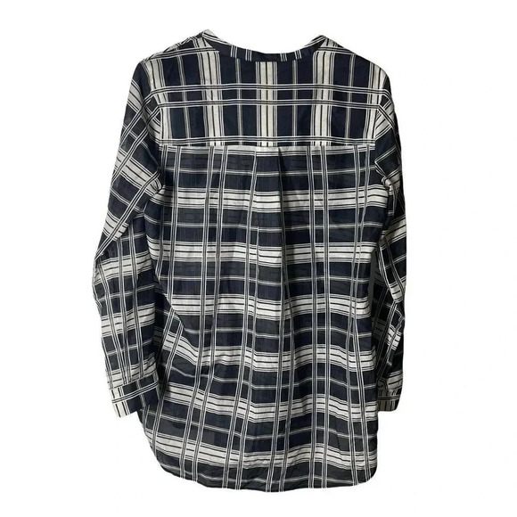 Theory Orvinio Long Sleeve Blouse size Medium - Picture 6 of 9